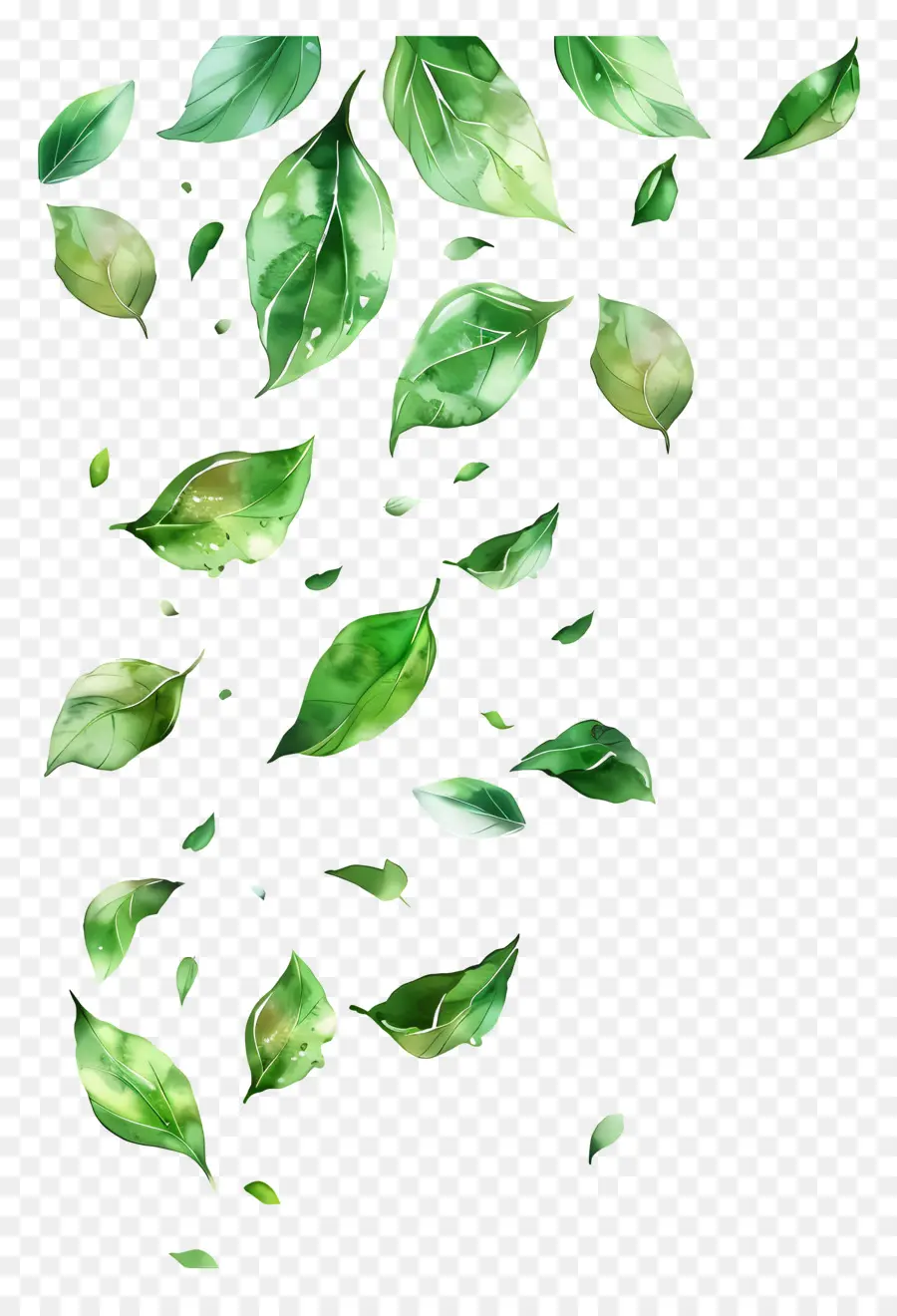 Hojas Verdes，Vuelan Las Hojas PNG