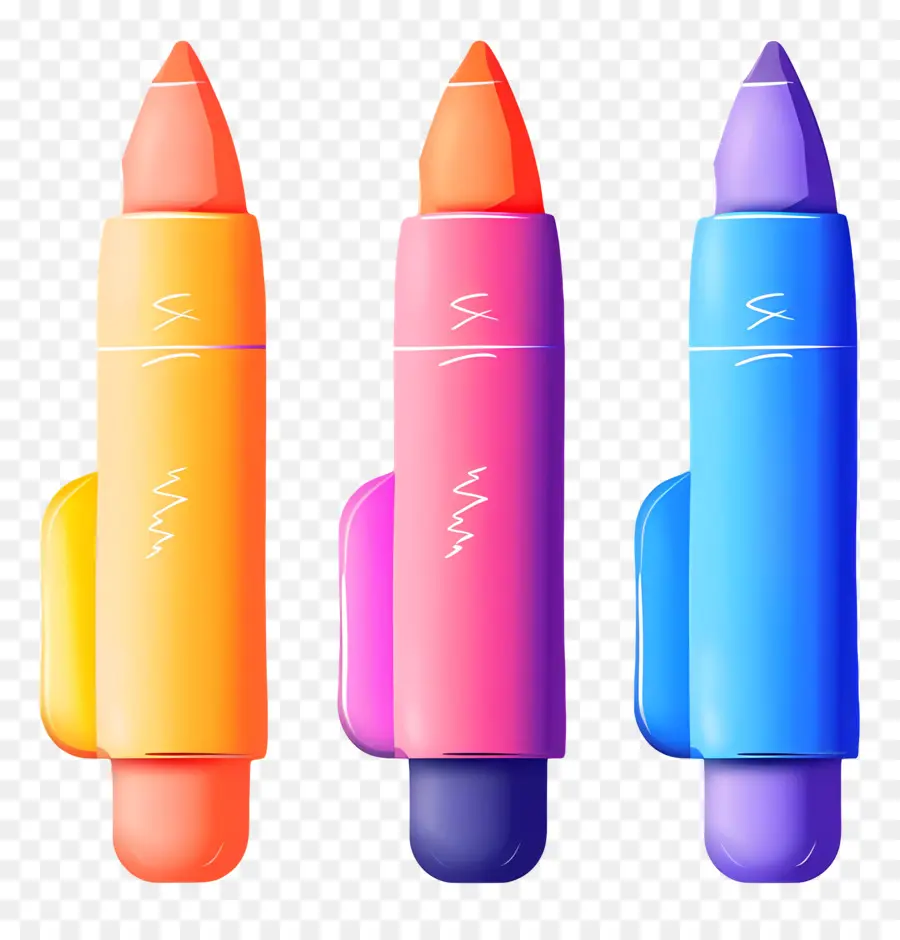 Los Lápices De Colores，Rosa Lápiz PNG