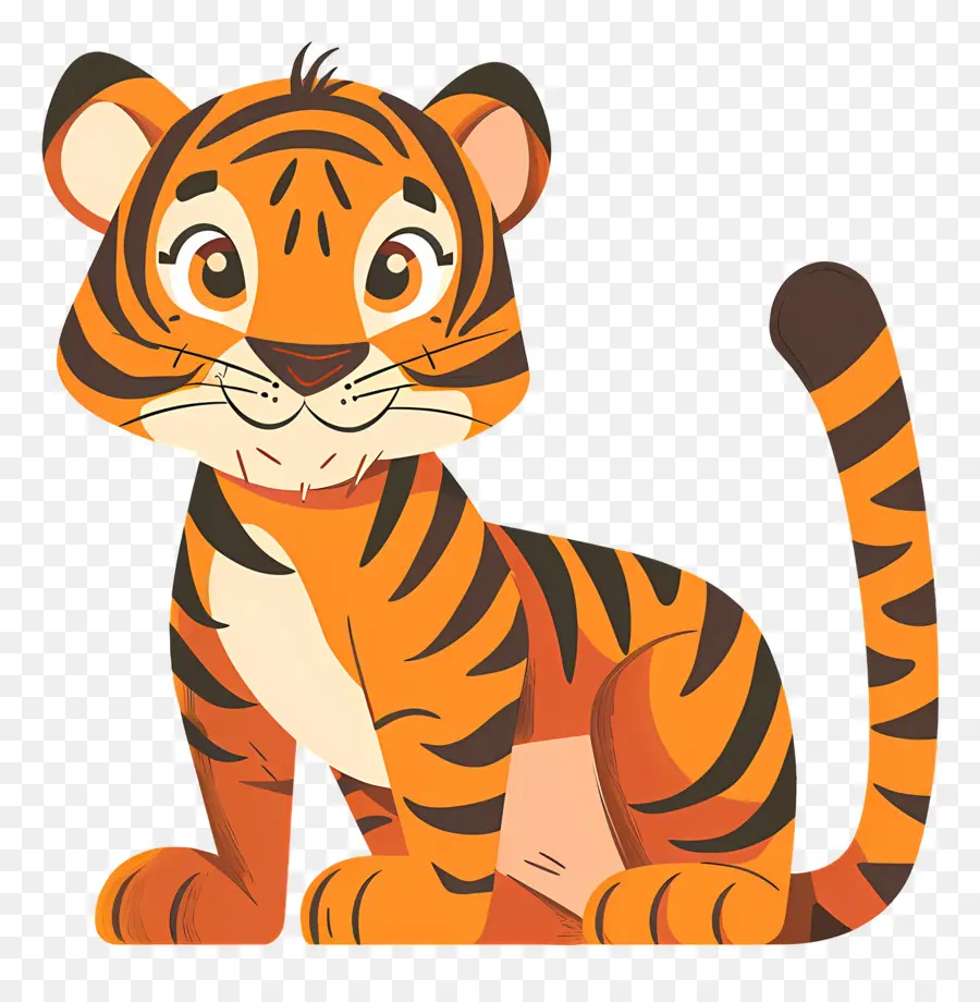 Cartoon Tiger，Tigre PNG