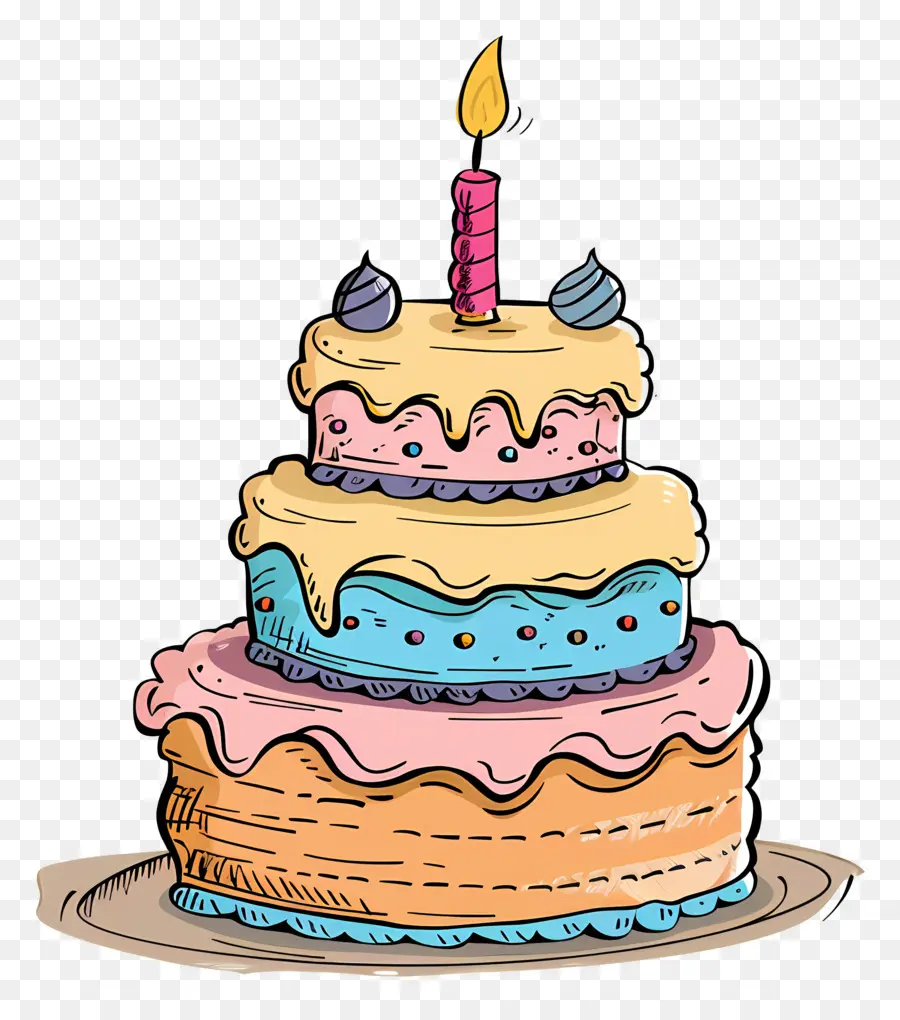 Pastel De Cumpleaños，Pastel PNG