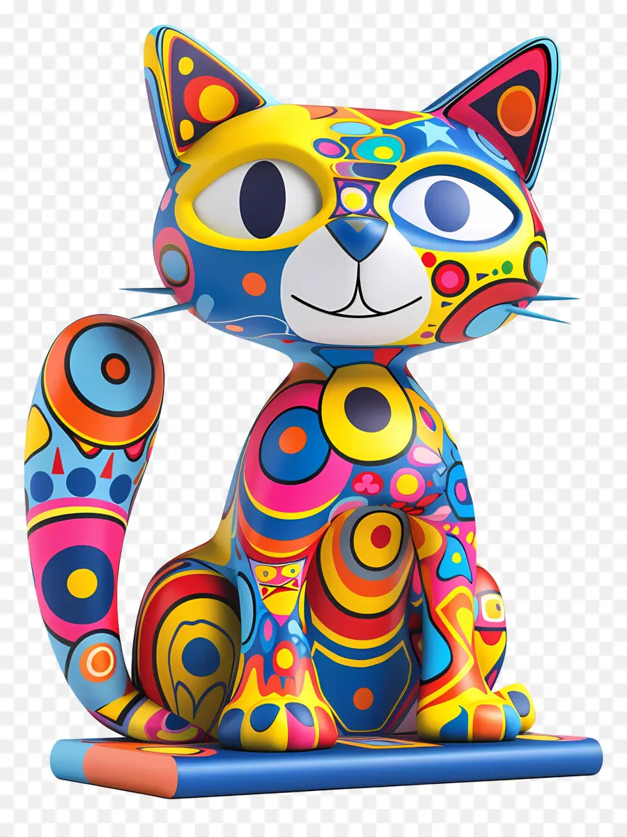 Gato De Dibujos Animados，Estatua De Gato PNG