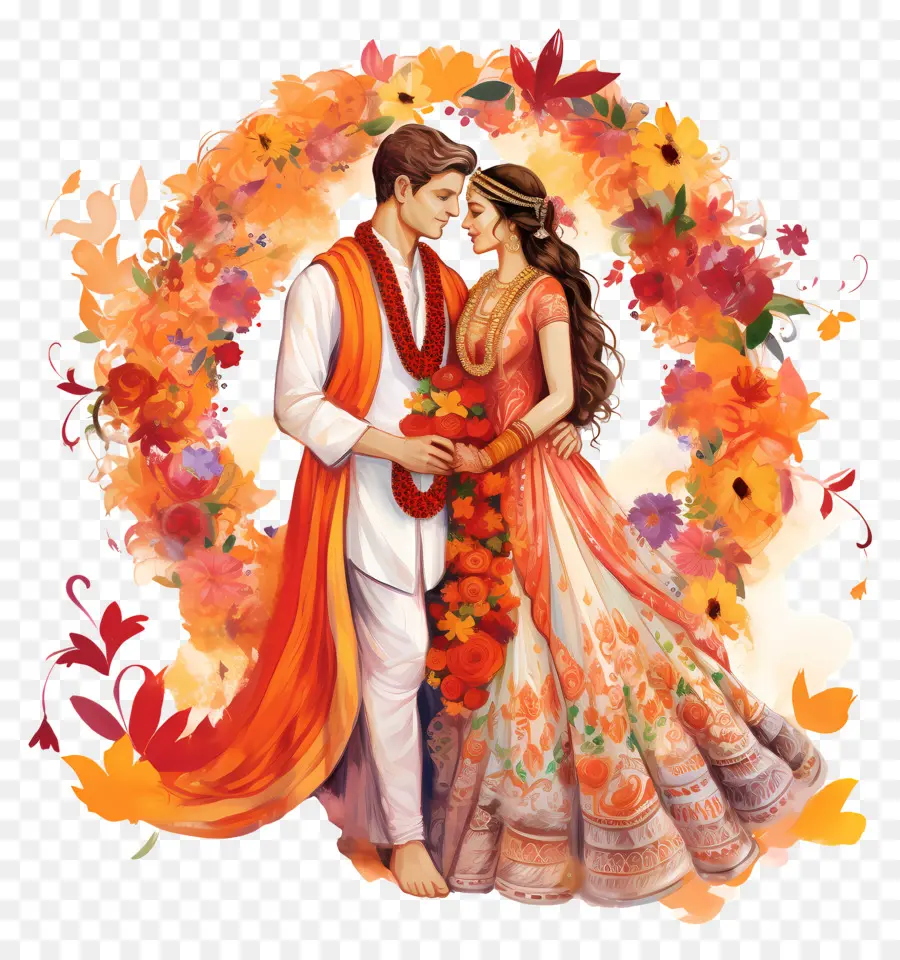 Boda India，Atuendo Tradicional PNG