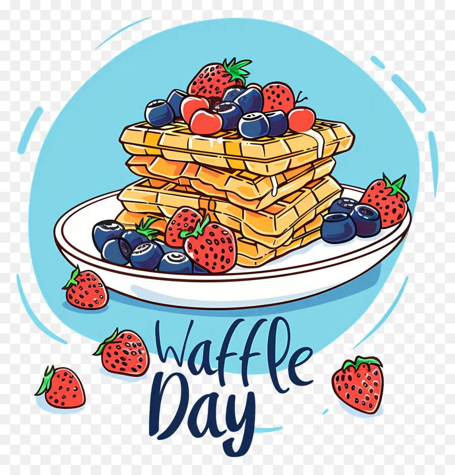 Día Nacional De Waffle，Waffle PNG