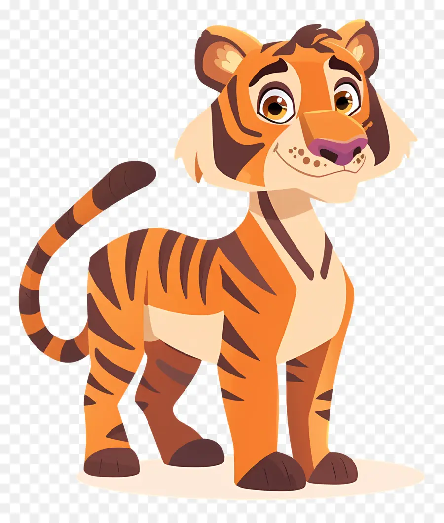 Cartoon Tiger，Tigre De Dibujos Animados PNG