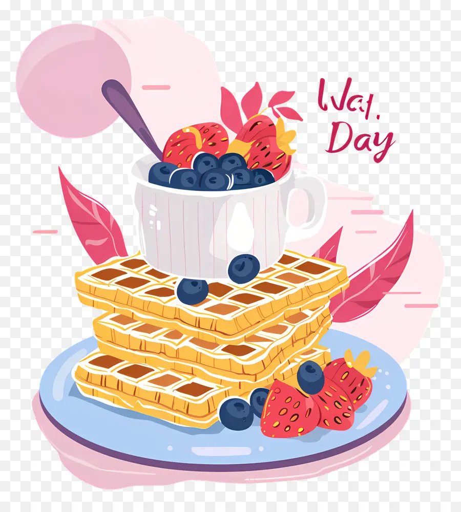 Día Nacional De Waffle，Waffles PNG