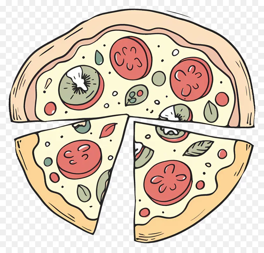 Doodle De Pizza，Pizza PNG