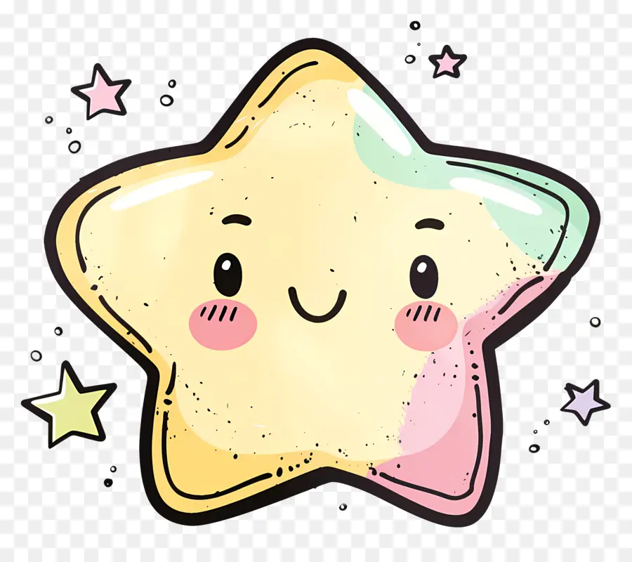 Doodle Estrellas，Linda Estrella PNG