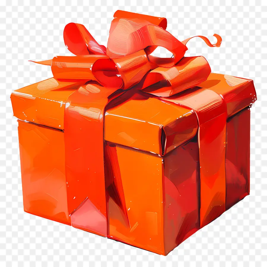 Caja De Regalo，Rojo PNG