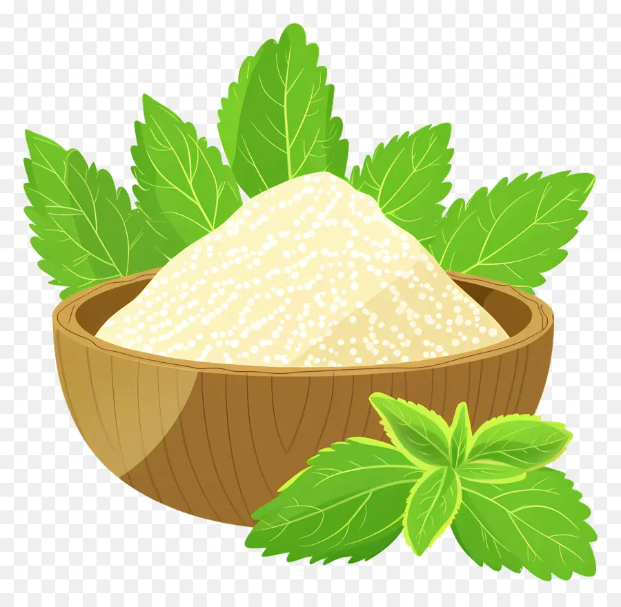 Hojas De Stevia，Polvo PNG