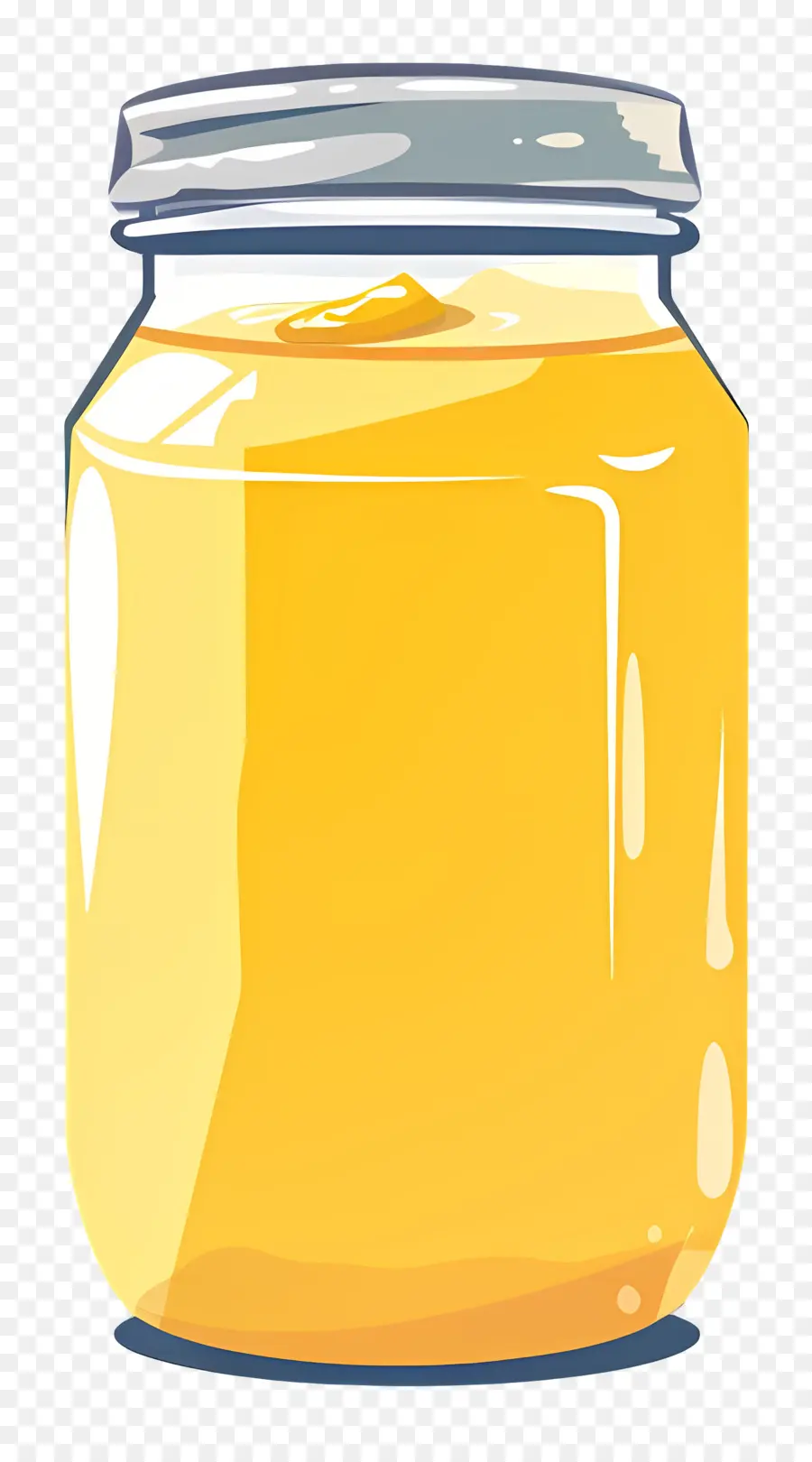 Jarra De Mantequilla De Ghee，Frasco De Vidrio PNG