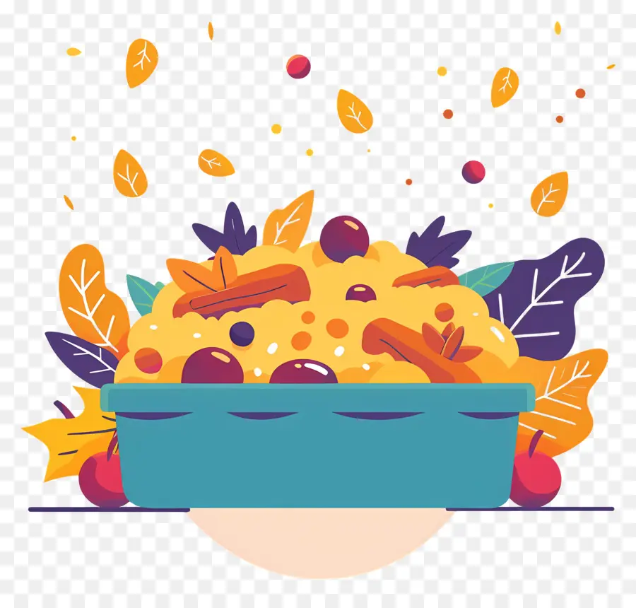 Relleno De Día De Acción De Gracias，Ensalada PNG