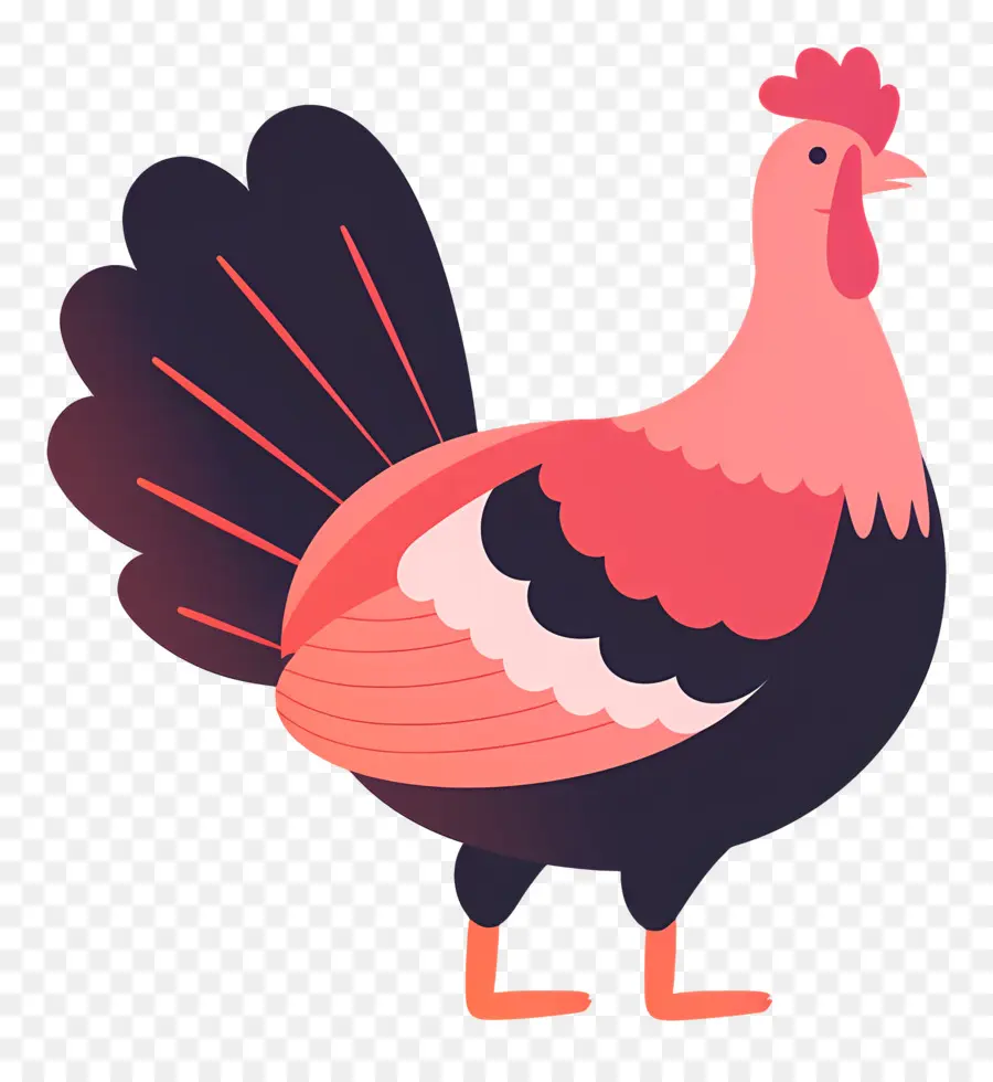 Día De Acción De Gracias Turquía，Pavo Rosa PNG