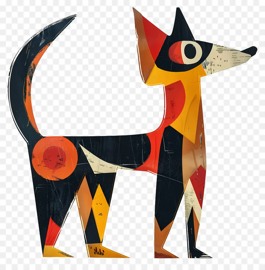 Perro De Dibujos Animados，Formas Geométricas PNG