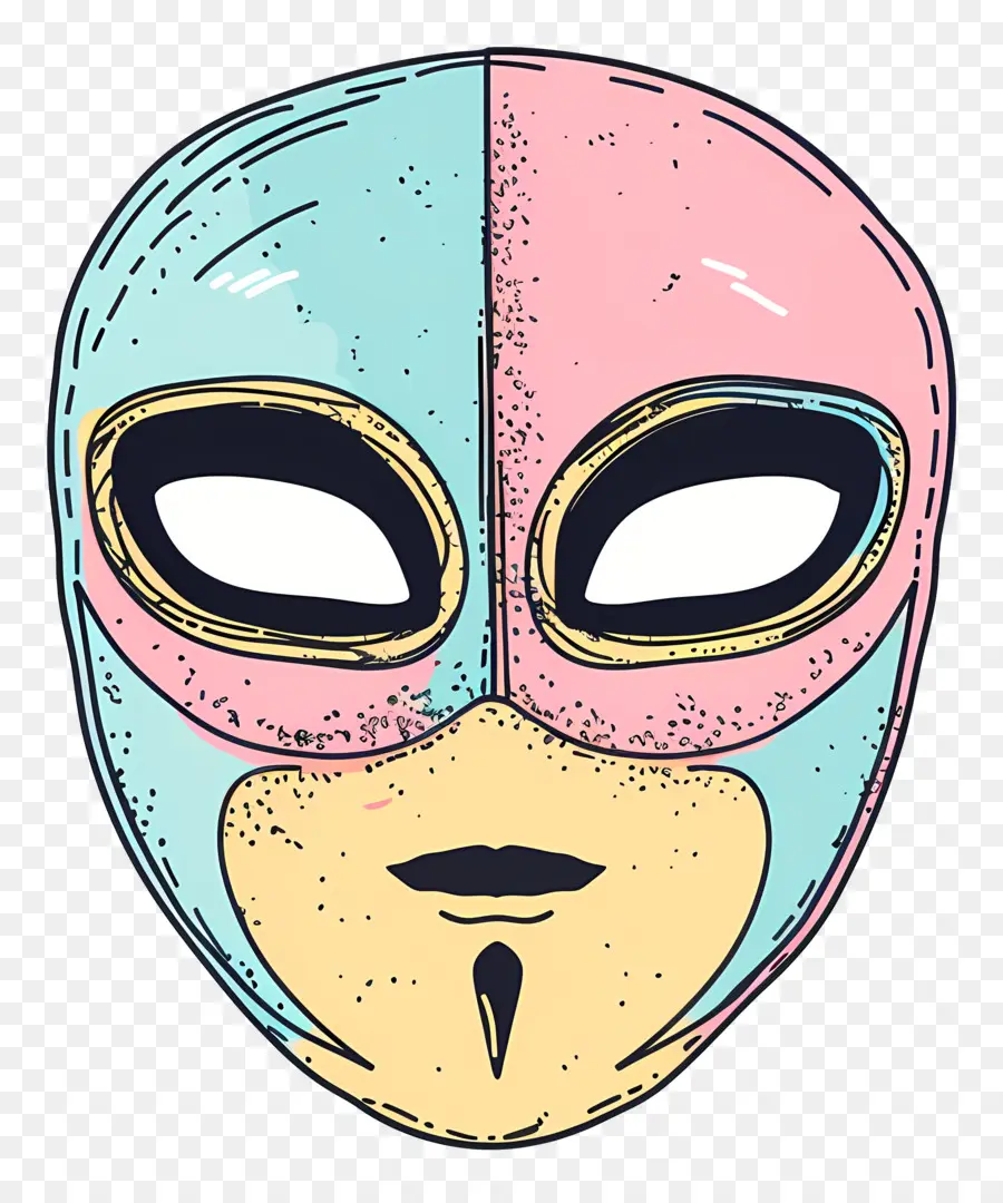 Mascarilla，Máscara Colorida PNG