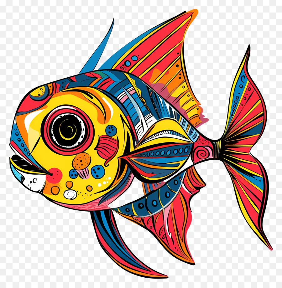 Dibujos Animados De Pescado，Peces De Colores PNG