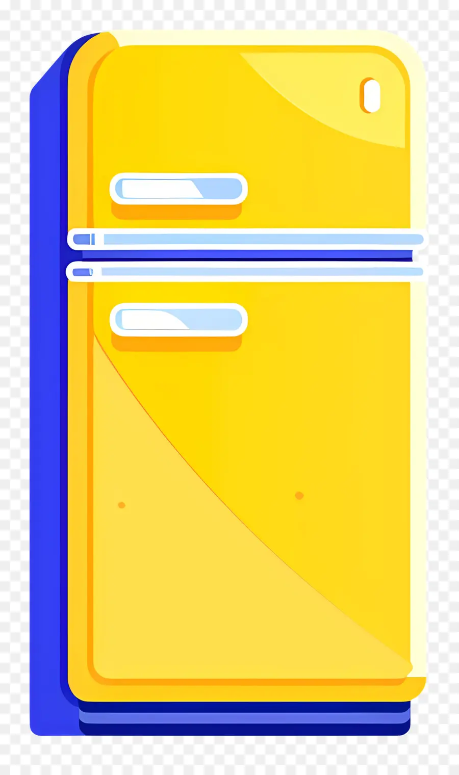 Refrigerador，Amarillo Refrigerador PNG