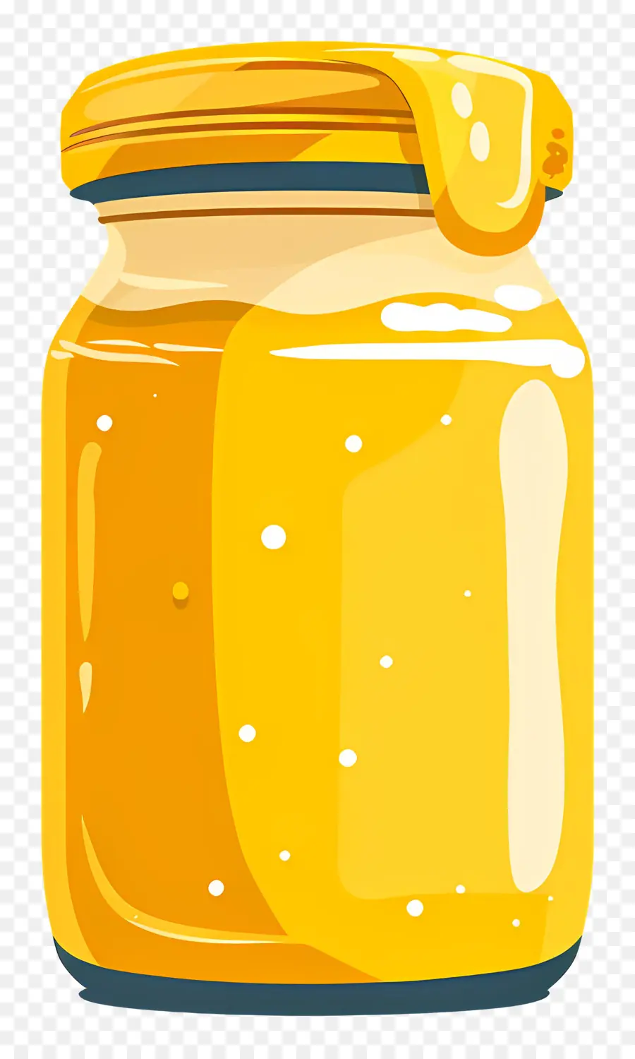 Jarra De Mantequilla De Ghee，La Miel PNG