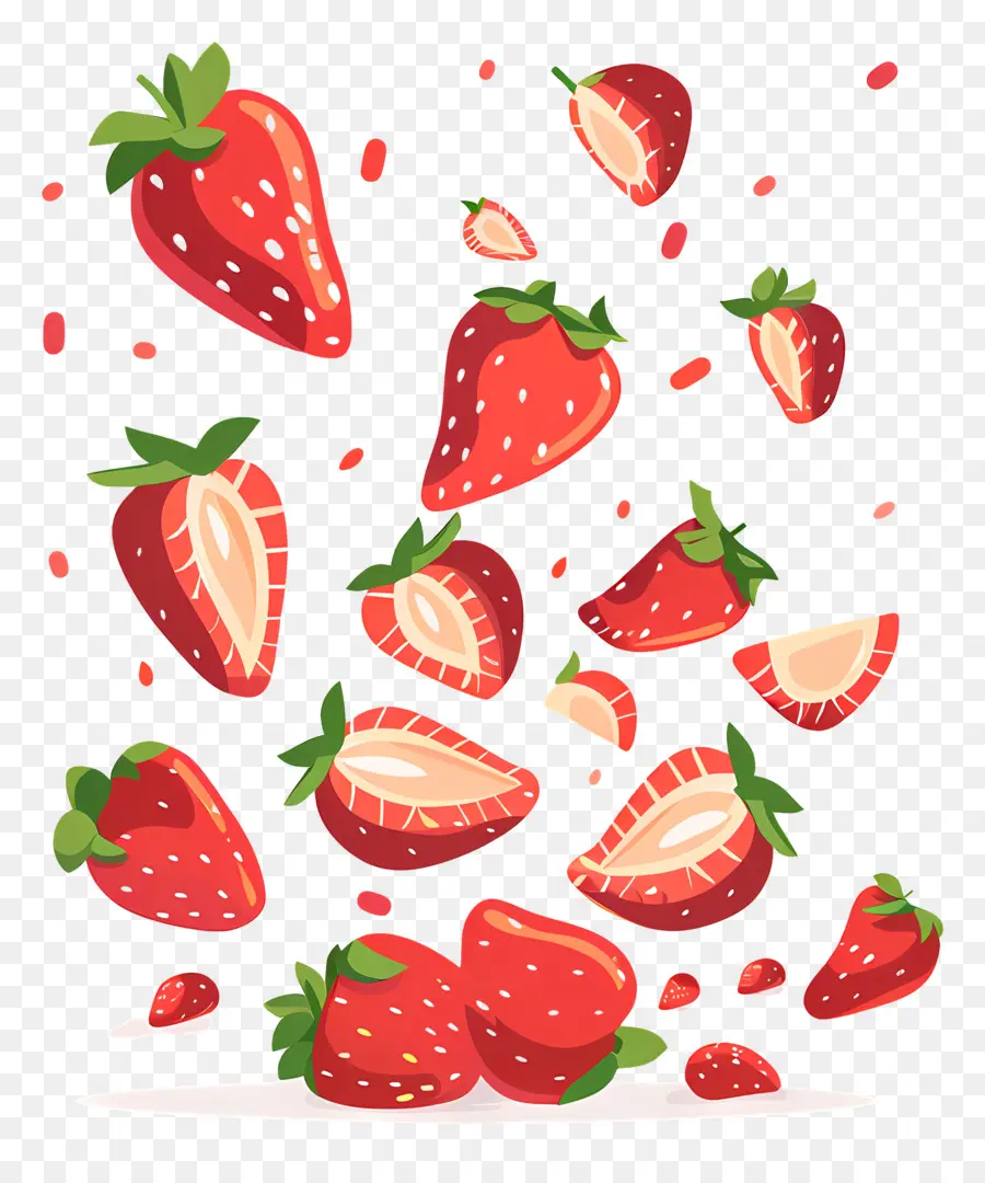 Fresas，Fresas Maduras PNG