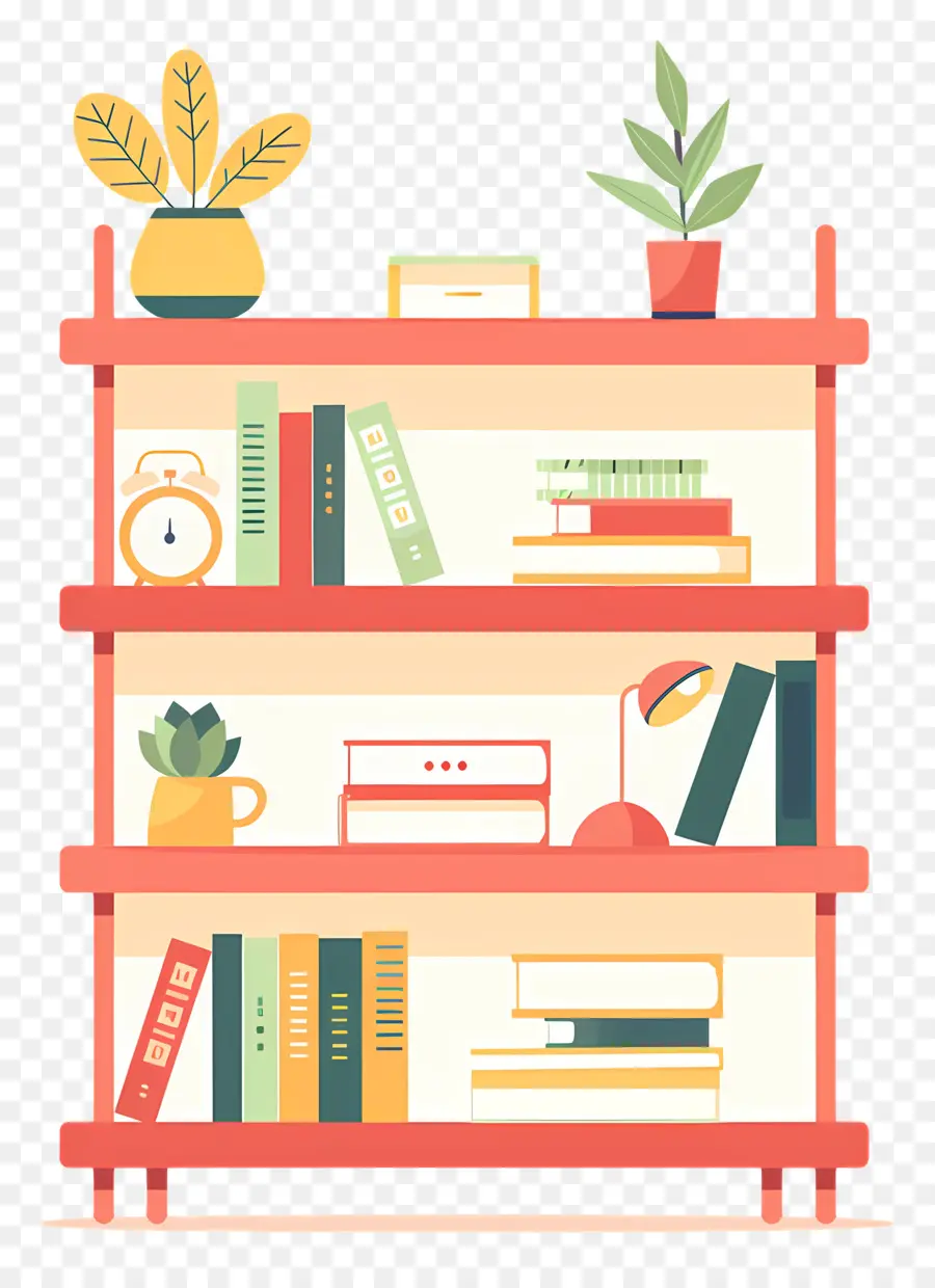 Bookshelf，Libros PNG