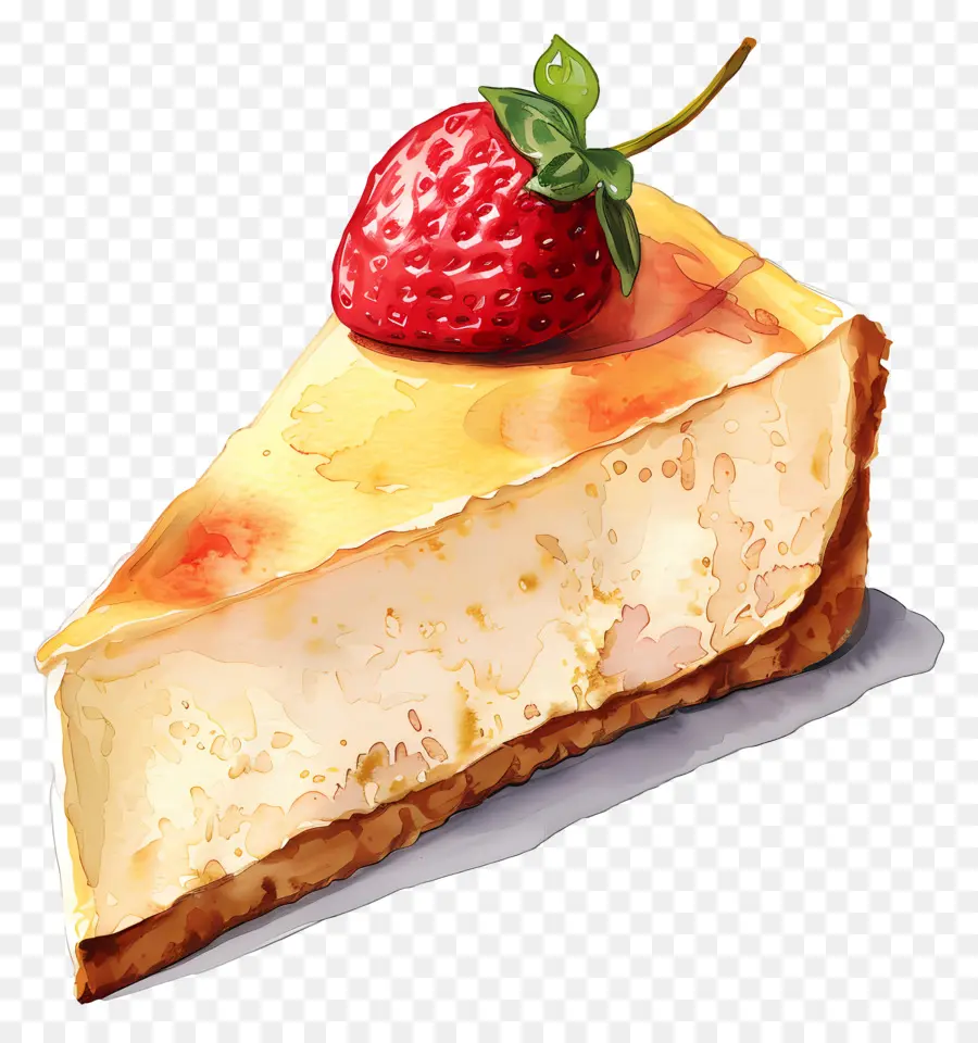 Tarta De Queso，Fresa PNG