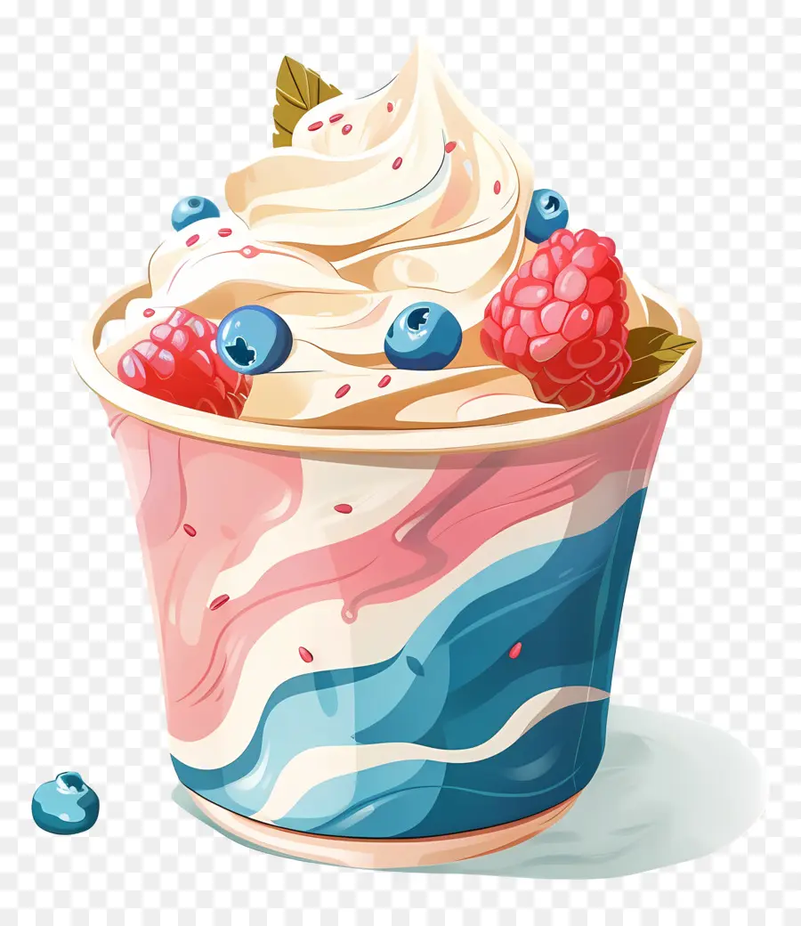 Copa De Yogurt，Helado PNG