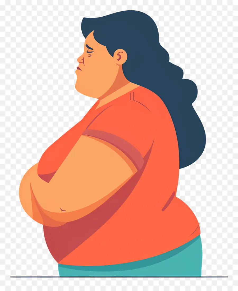 Mujer Obesa，El Embarazo PNG