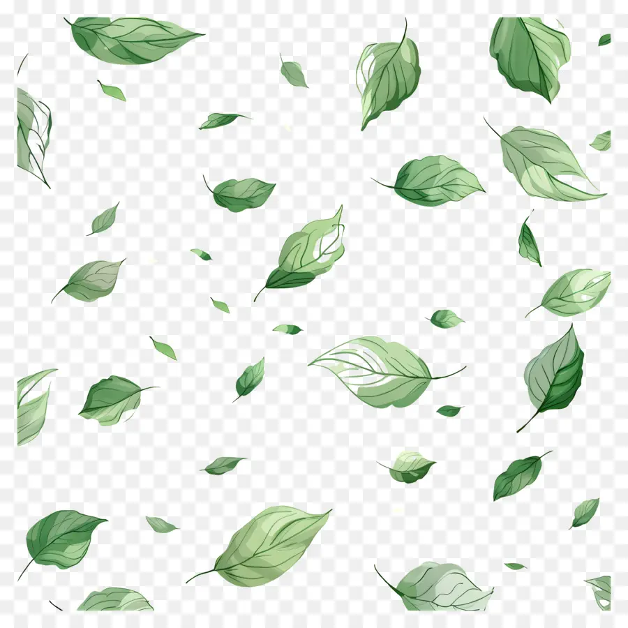 Hojas Verdes，Vuelan Las Hojas PNG