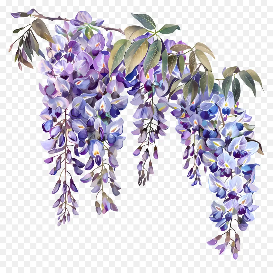 Flores De Glicinia，Wisteria PNG