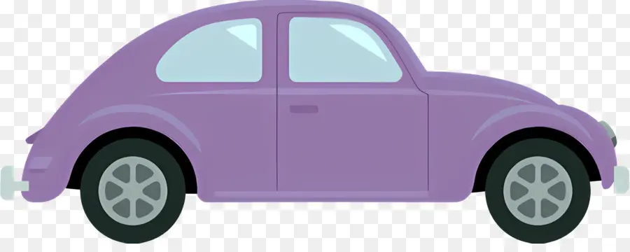 Dibujos Animados De Coches，Púrpura Coche PNG