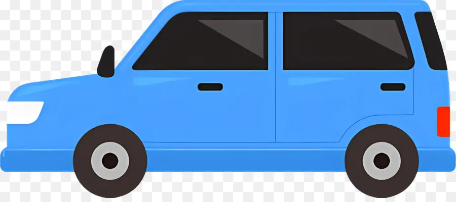 Dibujos Animados De Coches，Coche Azul PNG