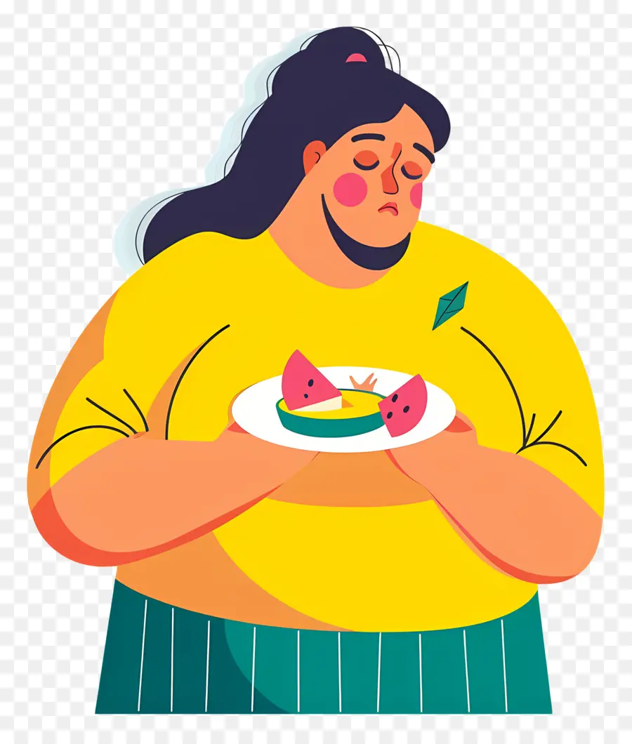 Mujer Obesa，La Sandía PNG