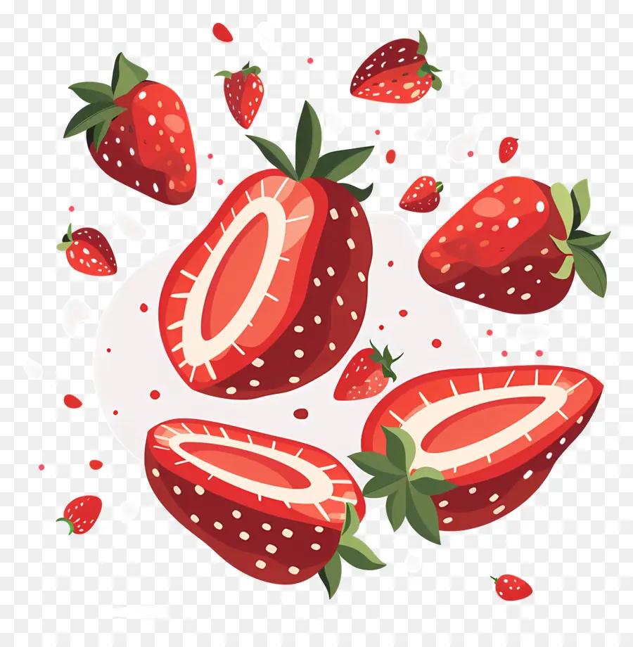 Fresas，Fresas Maduras PNG