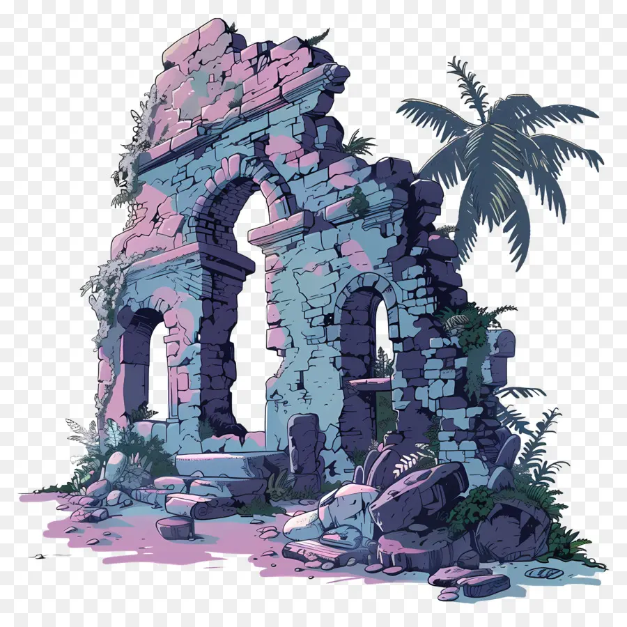 Ruinas，Edificio En Ruinas PNG