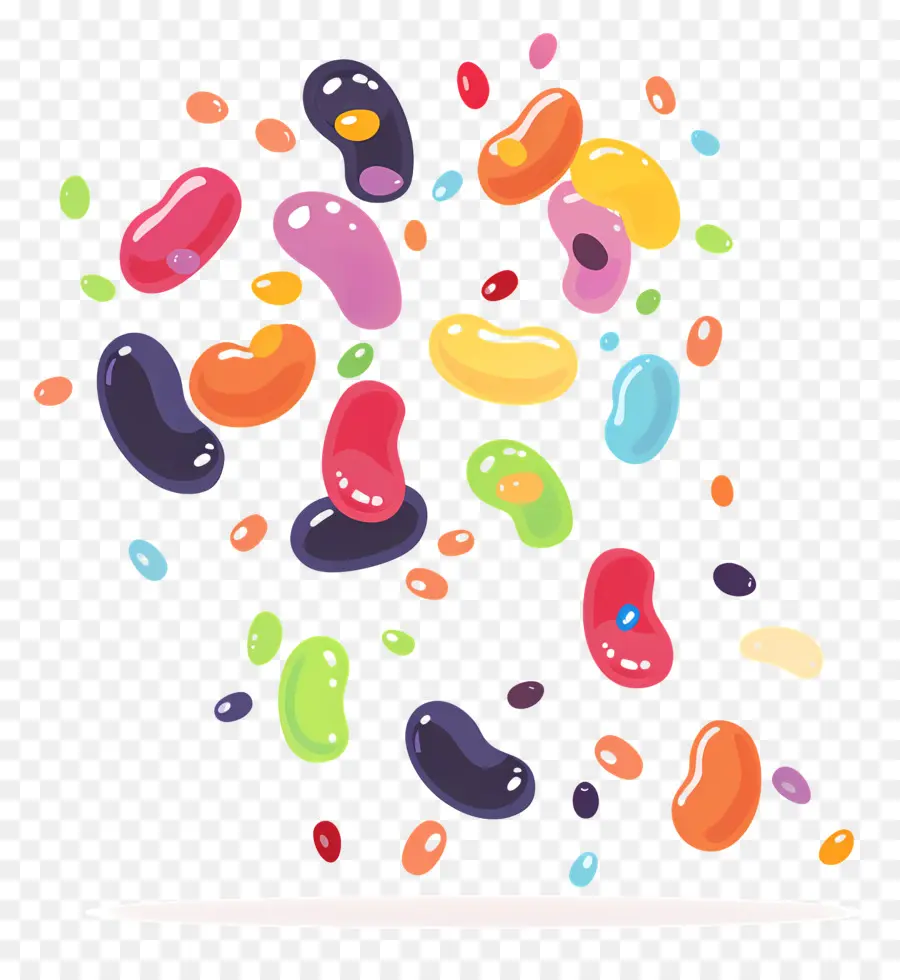 Jelly Beans，Colorido PNG