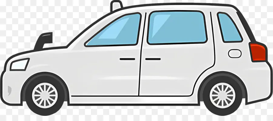 Dibujos Animados De Coches，Coche Blanco PNG