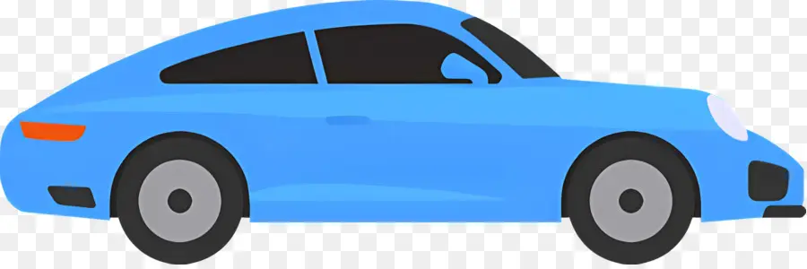 Dibujos Animados De Coches，Coche Azul PNG