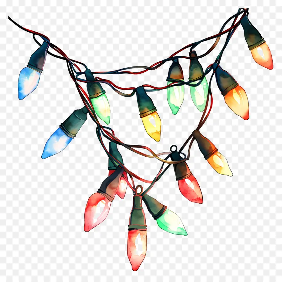 Luces De Navidad，Las Decoraciones De Las Fiestas PNG