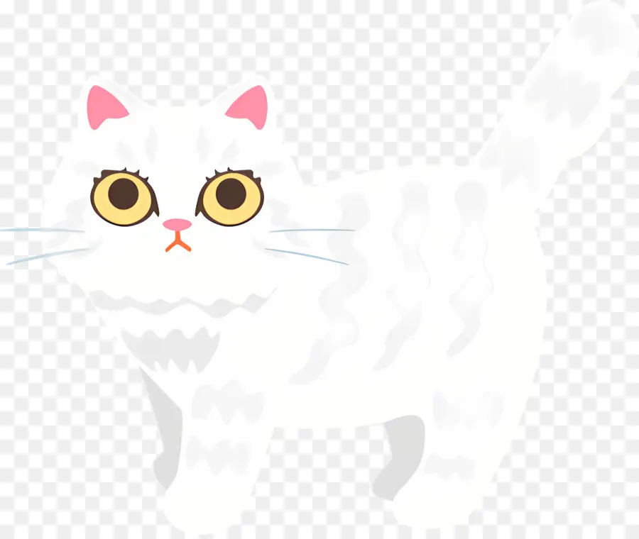 Gato De Dibujos Animados，Gato Blanco PNG