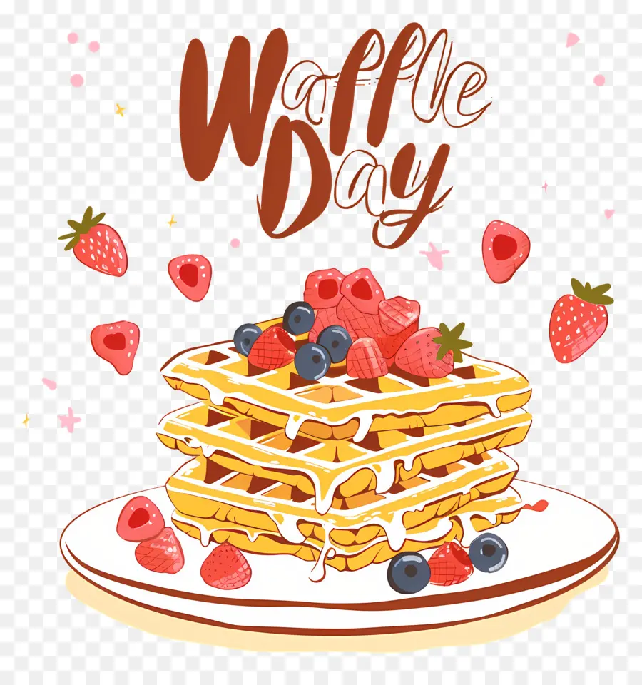 Día Nacional De Waffle，Waffles PNG