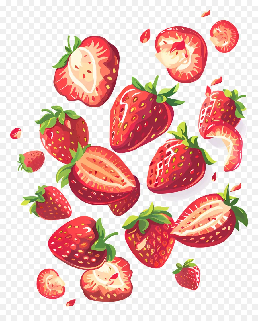 Fresas，Fresco PNG