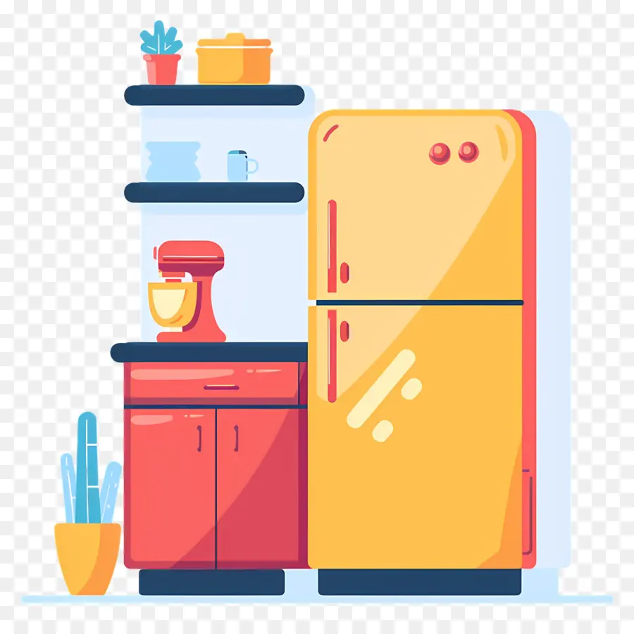 Refrigerador，Electrodomésticos De Cocina PNG