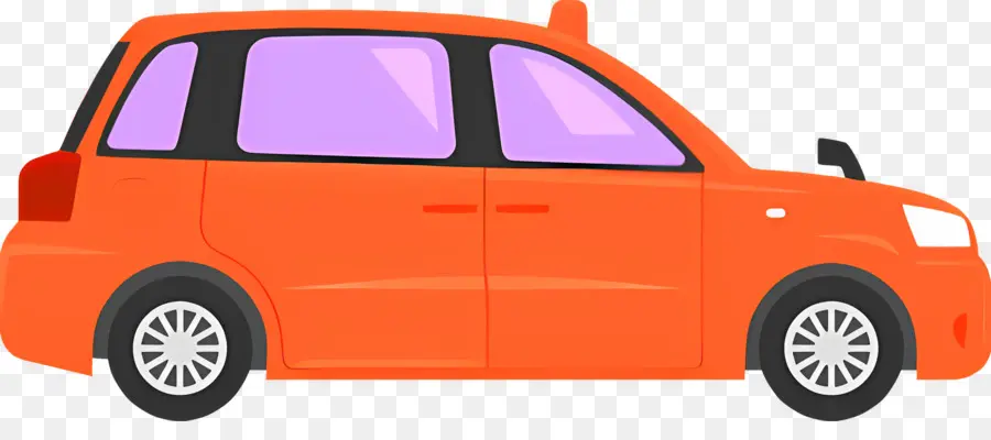 Dibujos Animados De Coches，Orange Coche PNG