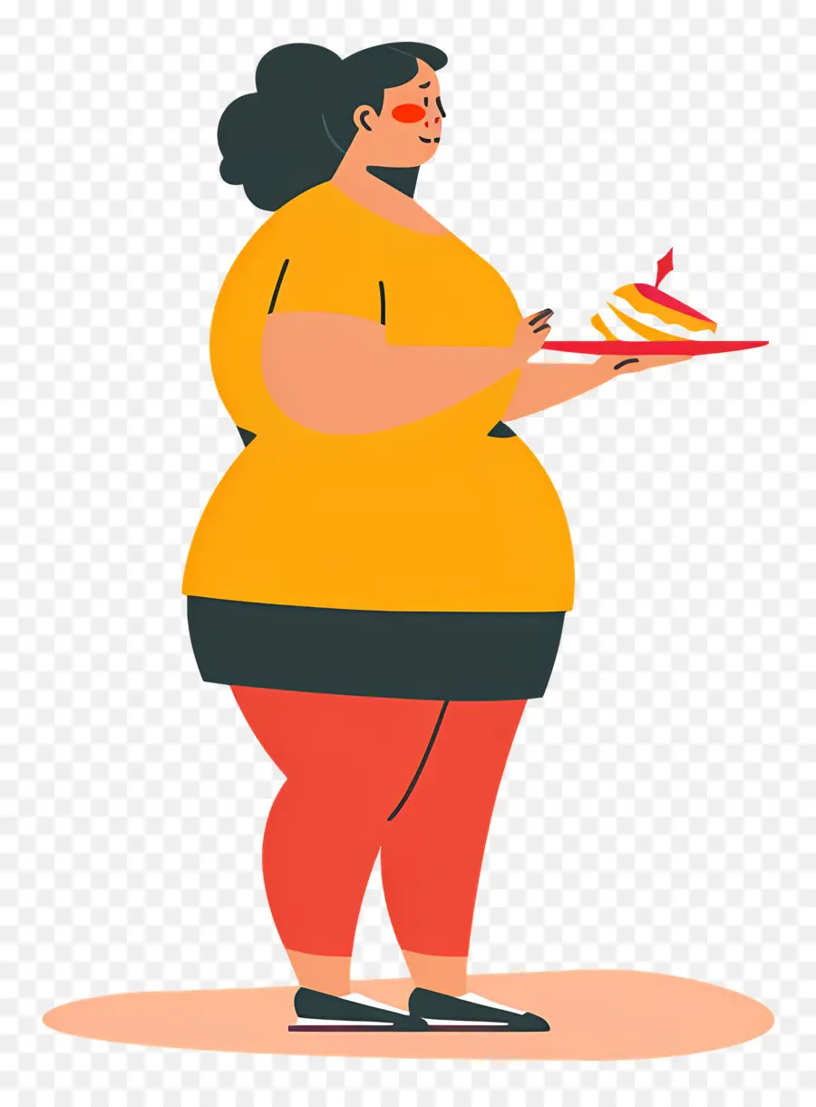 Mujer Obesa，Happy Meal PNG