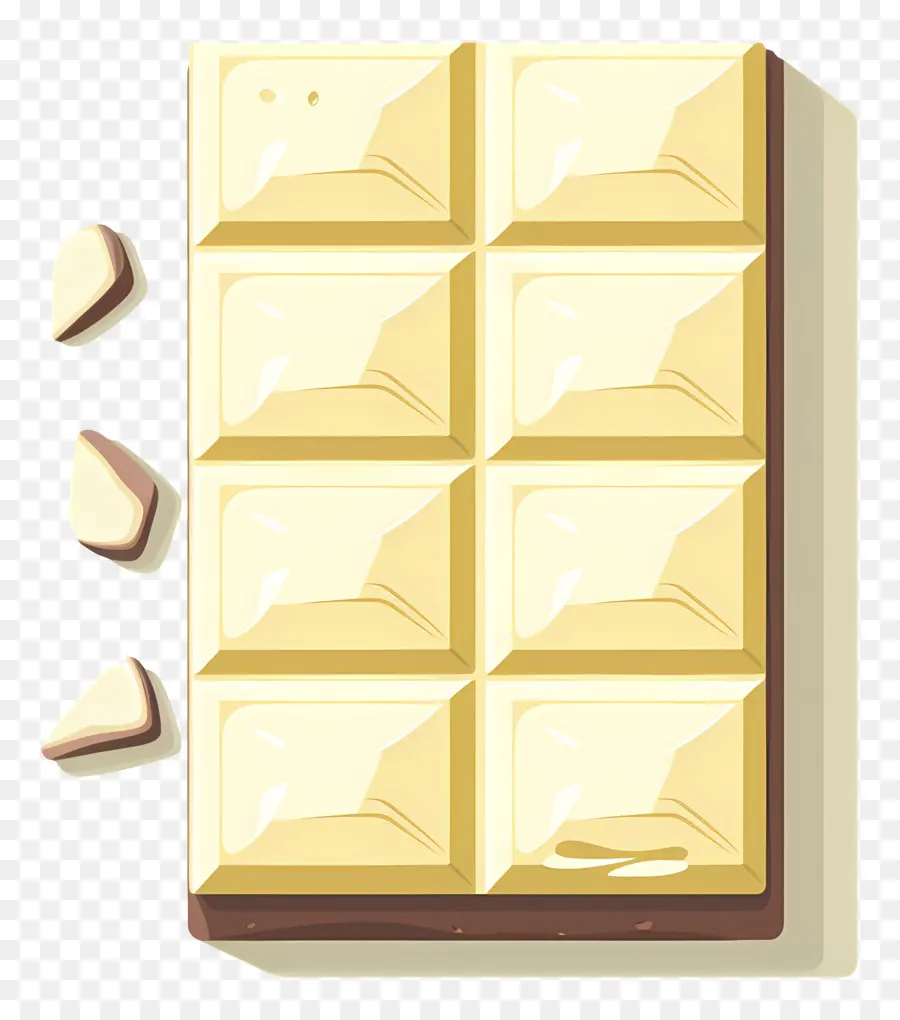 Chocolate Blanco，Barra De Chocolate PNG