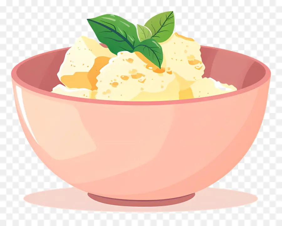 Cuajada Del Queso，Helado PNG