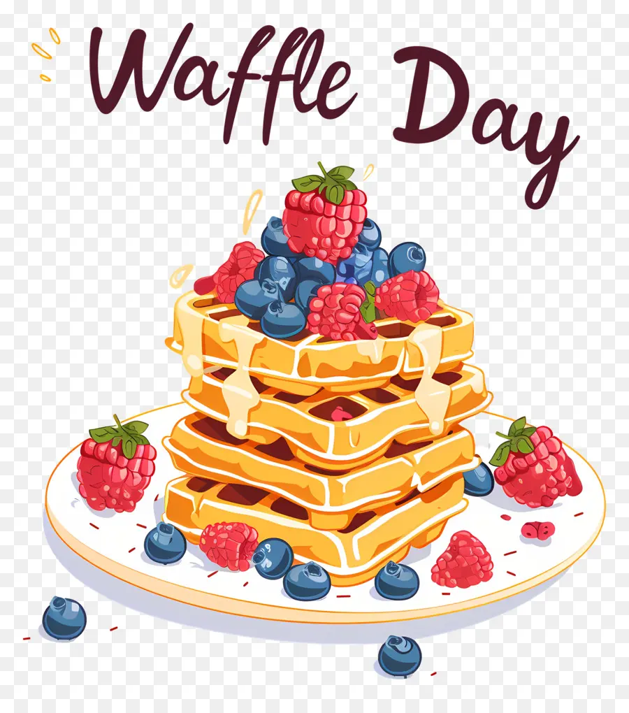 Día Nacional De Waffle，Waffles PNG