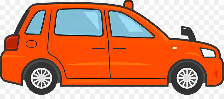 Dibujos Animados De Coches，Orange Coche PNG