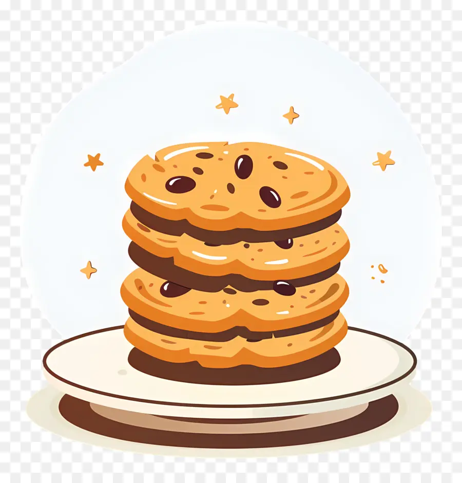 Galletas De Avena，Galletas Con Chispas De Chocolate PNG