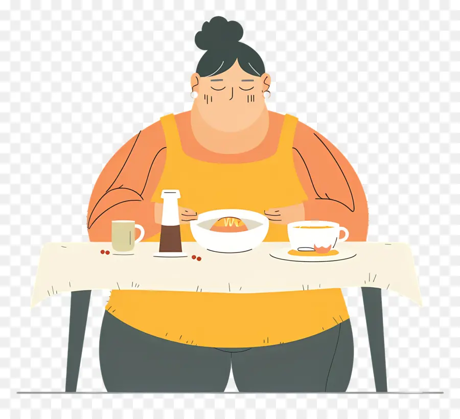 Mujer Obesa，Sopa PNG