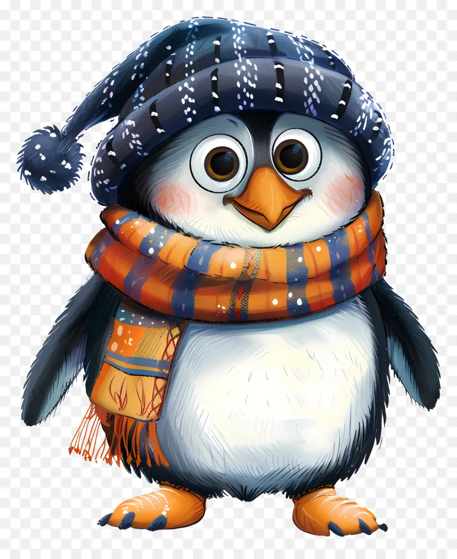 Dibujos Animados De Pingüinos，Knitted Hat PNG